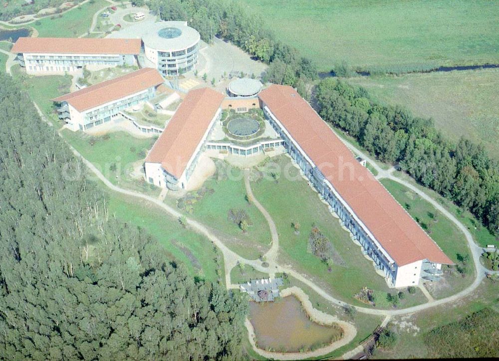 Aerial image Lübben / Brandenburg - Reha-Zentrum Lübben / Fachklinik für Orthopädie und Onkologie in der Postbautenstraße 50 in 15907 Lübben in Brandenburg.(03546) 238-0