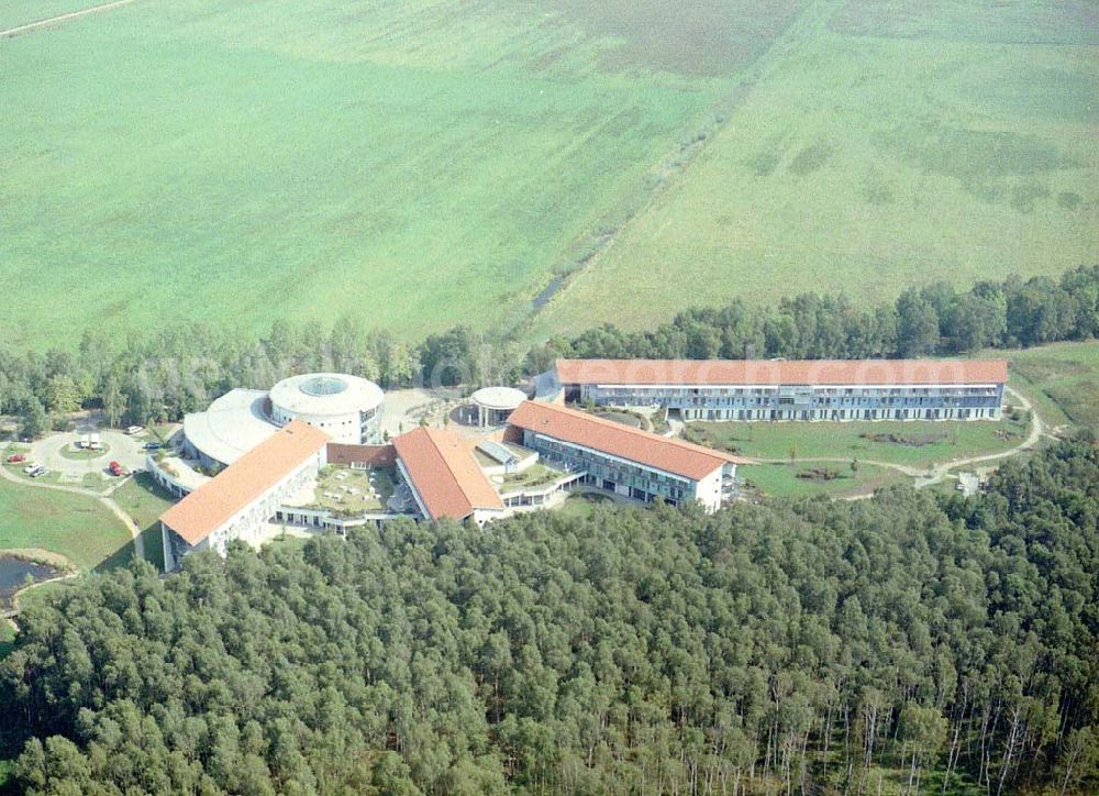 Aerial photograph Lübben / Brandenburg - Reha-Zentrum Lübben / Fachklinik für Orthopädie und Onkologie in der Postbautenstraße 50 in 15907 Lübben in Brandenburg.(03546) 238-0