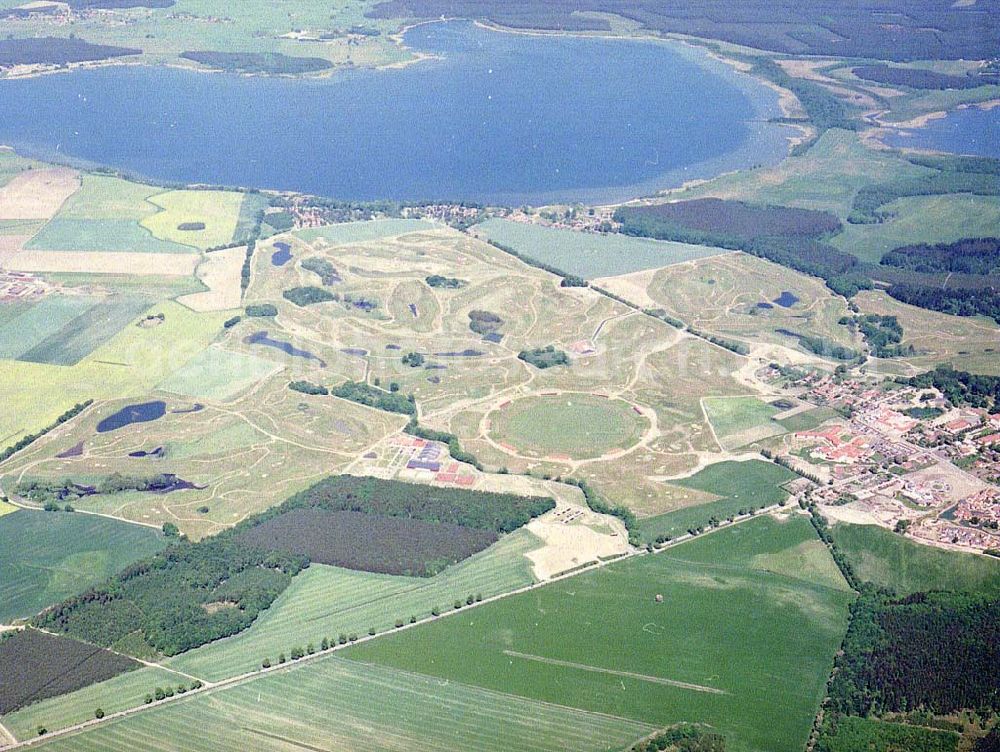 Göhren-Lebbin bei Waren/Müritz - MV from above - Golf- & Country Club Fleesensee.Ein Objekt der Fleesensee GmbH & CO Sportanlagen KG im Tannenweg 1 in 17213 Göhren - Lebbin. Tel.: 039932-80400 / Fax.: 039932-804020