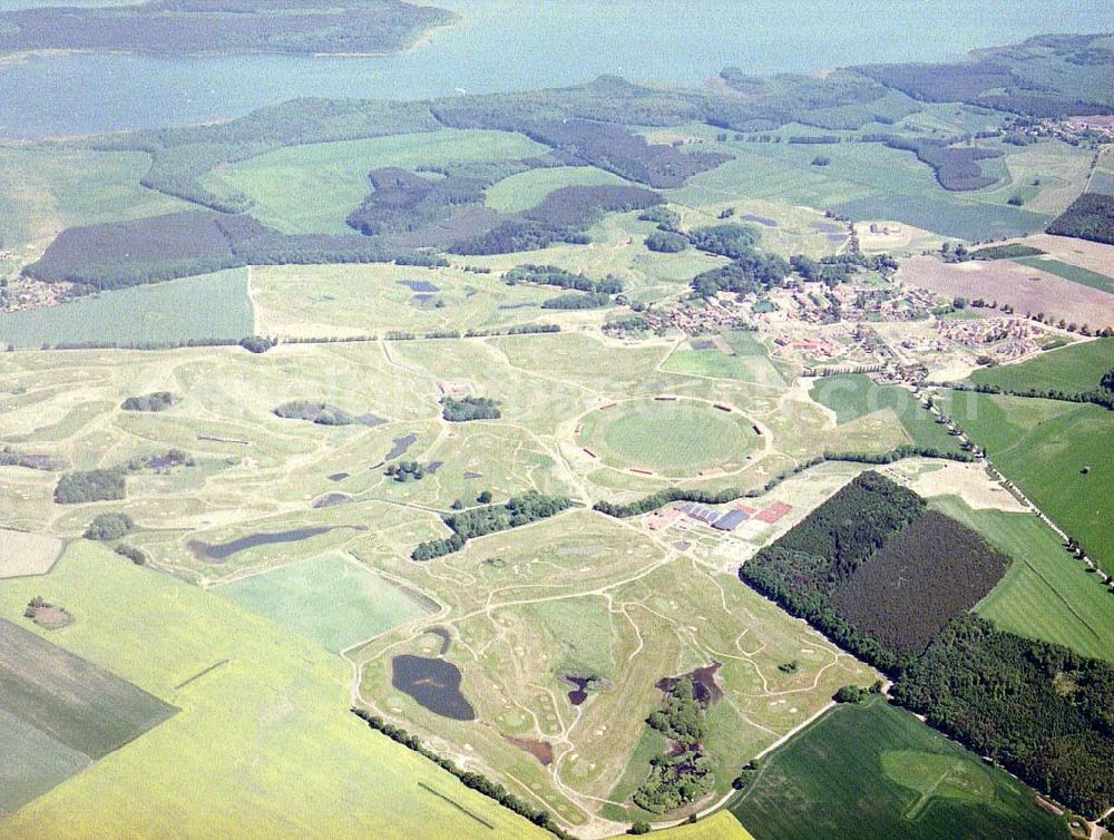 Aerial photograph Göhren - Lebbin bei Waren - Müritz / MV - Golf- & Country Club Fleesensee.Ein Objekt der Fleesensee GmbH & CO Sportanlagen KG im Tannenweg 1 in 17213 Göhren - Lebbin. Tel.: 039932-80400 / Fax.: 039932-804020