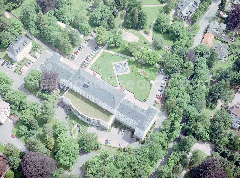 Aerial image Friedrichroda - TREFF HOTEL am Burcharddtsweg 1 in 99894 Friedrichroda / Thüringen. (Treff Hotel Thüringer Wald Betriebs GmbH, Frau Münch, Tel.: 03623-3520).