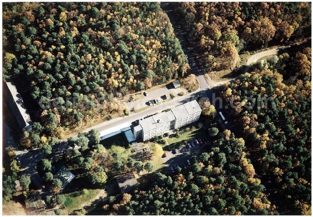 Aerial photograph Eggersdorf bei Strausberg / BRB - Gelände des Bildungszentrums des Handels GmbH an der Bötzseestraße 119 in 15345 Eggersdorf bei Strausberg / BRB (Tel.: 03341-422146)