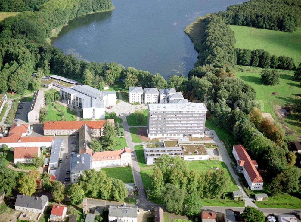 Werder / Brandenburg from above - Bildungszentrum der Bundesfinanzverwaltung am Plessower See an der Hauptstraße 17 in 14542 Plessow bei Werder / Havel (Tel.: 03327-4670).