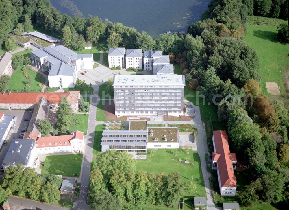 Aerial image Werder / Brandenburg - Bildungszentrum der Bundesfinanzverwaltung am Plessower See an der Hauptstraße 17 in 14542 Plessow bei Werder / Havel (Tel.: 03327-4670).