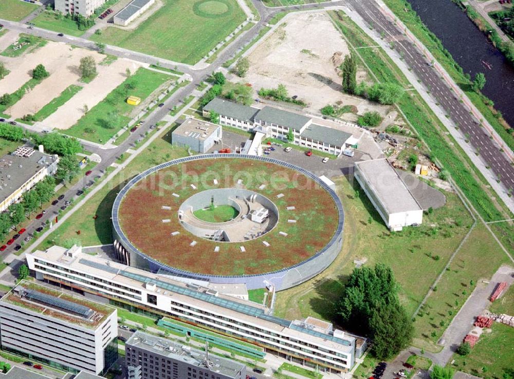 Aerial image Berlin - Johannisthal - Berliner Elektronenspeicherring-Gesellschaft für Synchrotronstrahlung mbH (BESSY (030) 82004-0 Albert-Einstein-Str 15, 12489 Berlin BERLIN 16.Mai 2002