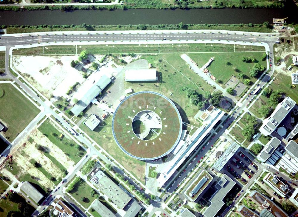 Berlin from above - Gelände des Berliner Elektronenspeicherring-Gesellschaft für Synchrotronstrahlung mbH (BESSY (030) 82004-0 Albert-Einstein-Str 15, 12489 Berlin BERLIN