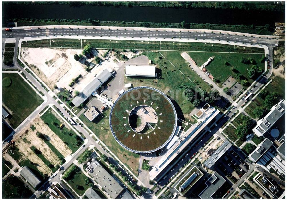 Aerial image Berlin - Gelände des Berliner Elektronenspeicherring-Gesellschaft für Synchrotronstrahlung mbH (BESSY (030) 82004-0 Albert-Einstein-Str 15, 12489 Berlin BERLIN