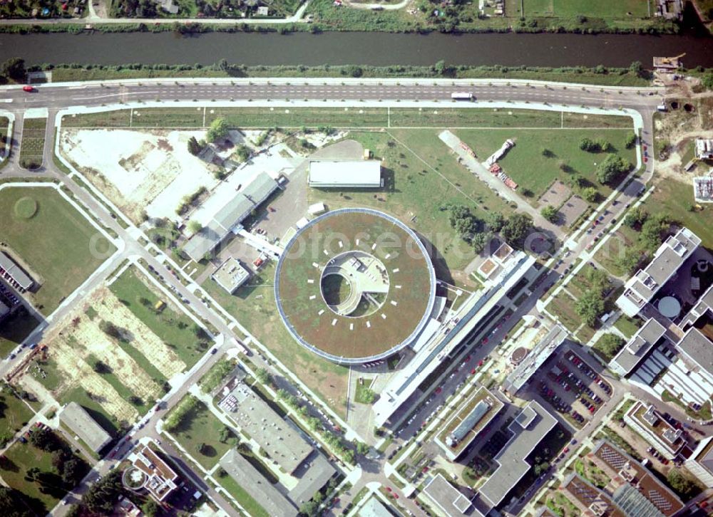 Berlin from the bird's eye view: Gelände des Berliner Elektronenspeicherring-Gesellschaft für Synchrotronstrahlung mbH (BESSY (030) 82004-0 Albert-Einstein-Str 15, 12489 Berlin BERLIN