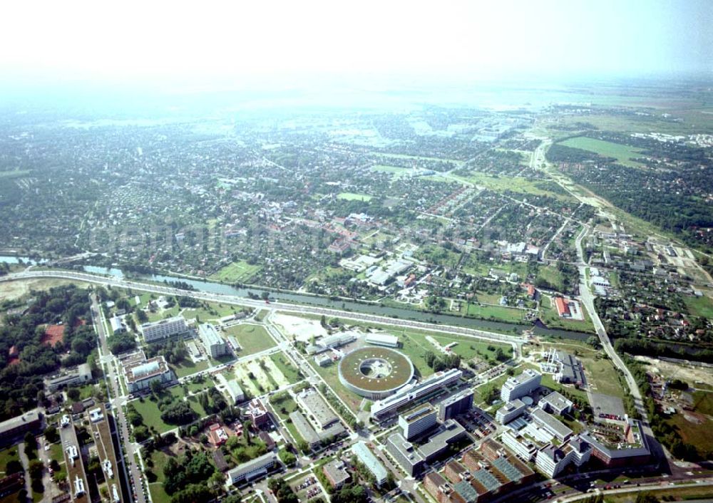 Aerial image Berlin - Gelände des Berliner Elektronenspeicherring-Gesellschaft für Synchrotronstrahlung mbH (BESSY (030) 82004-0 Albert-Einstein-Str 15, 12489 Berlin BERLIN