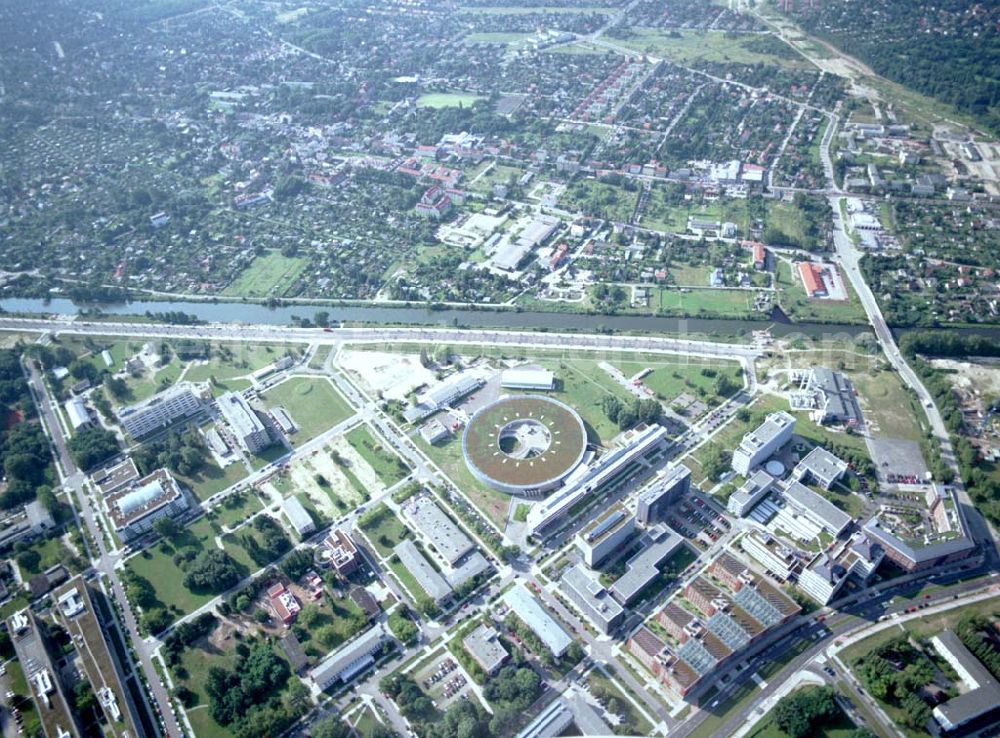 Berlin from above - Gelände des Berliner Elektronenspeicherring-Gesellschaft für Synchrotronstrahlung mbH (BESSY (030) 82004-0 Albert-Einstein-Str 15, 12489 Berlin BERLIN