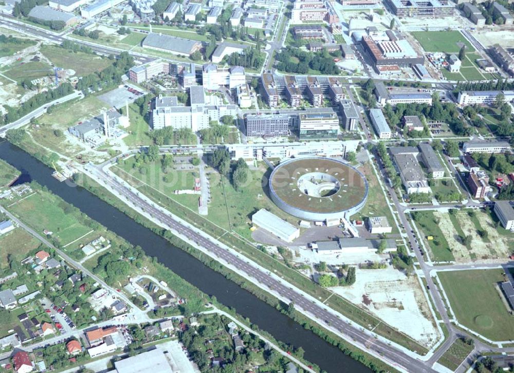 Berlin from above - Gelände des Berliner Elektronenspeicherring-Gesellschaft für Synchrotronstrahlung mbH (BESSY (030) 82004-0 Albert-Einstein-Str 15, 12489 Berlin BERLIN