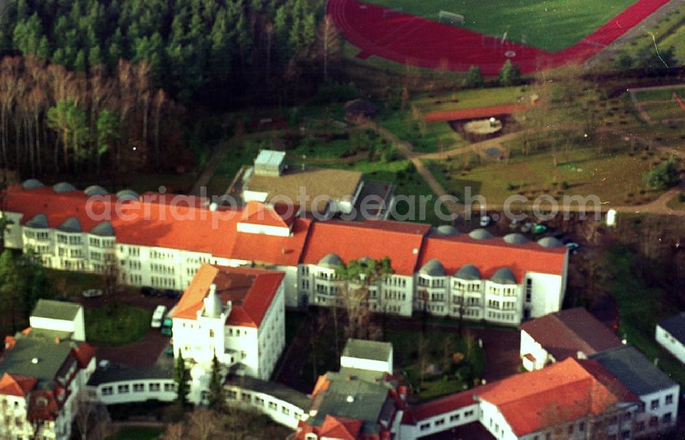 Aerial image Birkenwerder - Krankenhäuser Asklepios Klinik Birkenwerder Fachklinik für Orthopädie (03303) 522-0 Hubertusstr. 12 16547 Birkenwerder