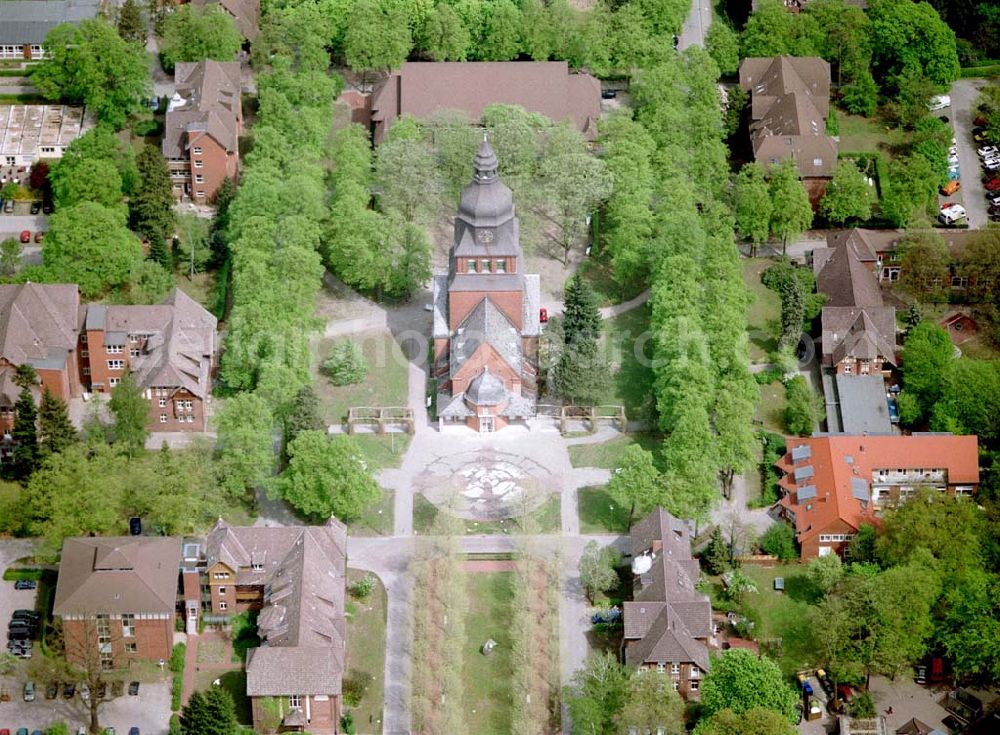 Aerial photograph Berlin - Spandau - Gelände des Evangelisches Johannesstift an der Schönwalder Allee 26 in 13587 BERLIN. (Herr Wolfgang Kern Tel.: 030 33609373)