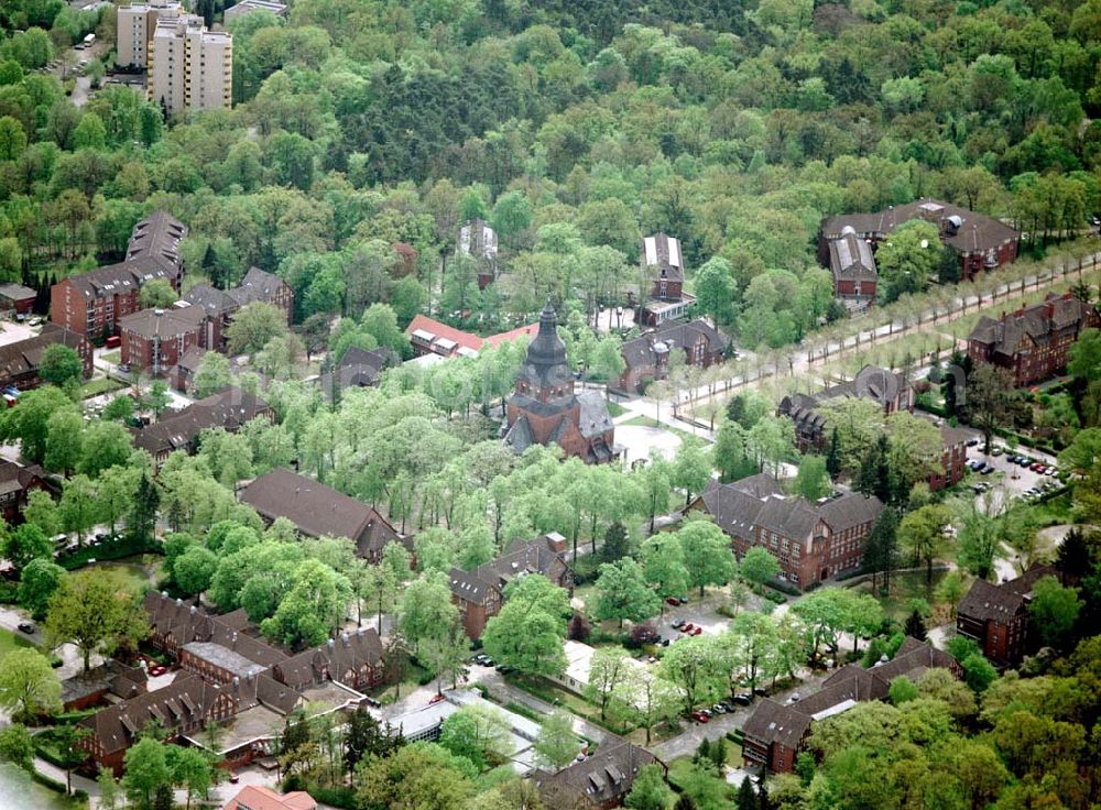 Berlin - Spandau from above - Gelände des Evangelisches Johannesstift an der Schönwalder Allee 26 in 13587 BERLIN. (Herr Wolfgang Kern Tel.: 030 33609373)