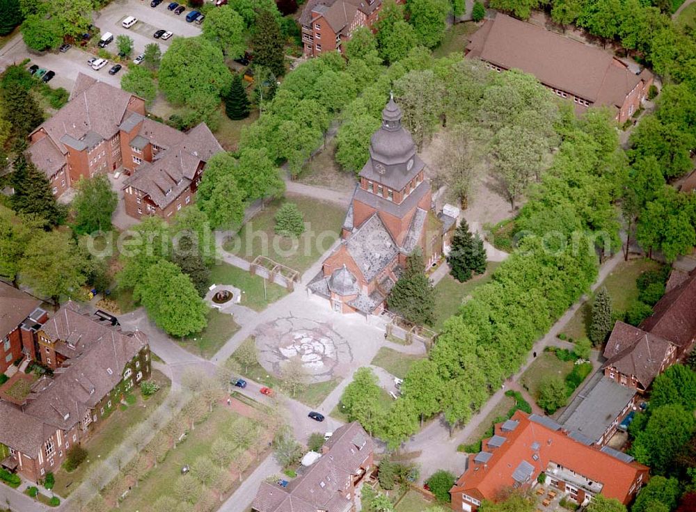 Berlin - Spandau from the bird's eye view: Gelände des Evangelisches Johannesstift an der Schönwalder Allee 26 in 13587 BERLIN. (Herr Wolfgang Kern Tel.: 030 33609373)