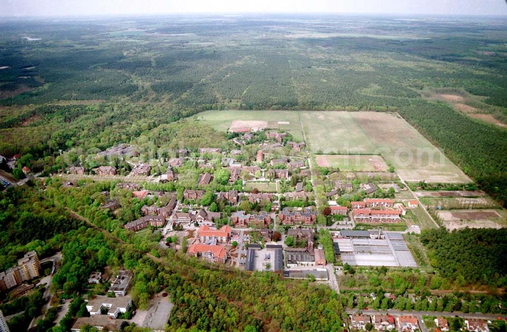 Aerial image Berlin - Spandau - Gelände des Evangelisches Johannesstift an der Schönwalder Allee 26 in 13587 BERLIN. (Herr Wolfgang Kern Tel.: 030 33609373)