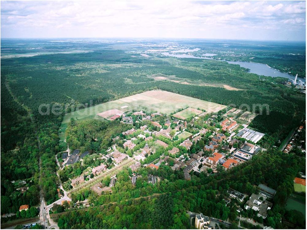 Berlin - Spandau from above - Gelände des Evangelisches Johannesstift an der Schönwalder Allee 26 in 13587 BERLIN. (Herr Wolfgang Kern Tel.: 030 33609373)