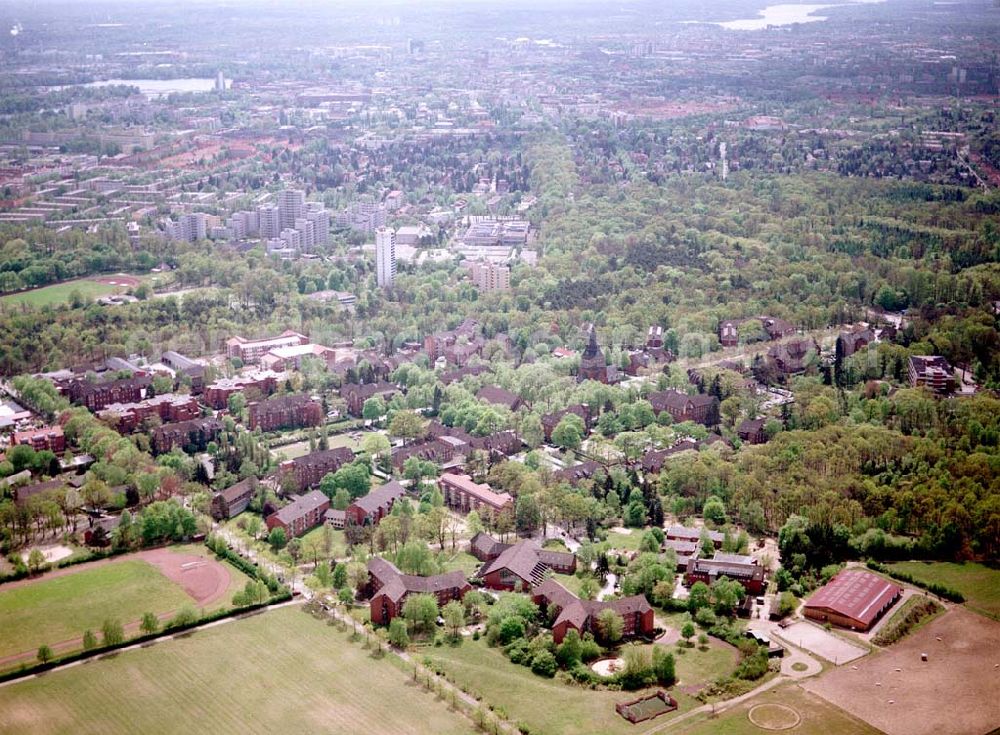 Berlin - Spandau from above - Gelände des Evangelisches Johannesstift an der Schönwalder Allee 26 in 13587 BERLIN. (Herr Wolfgang Kern Tel.: 030 33609373)