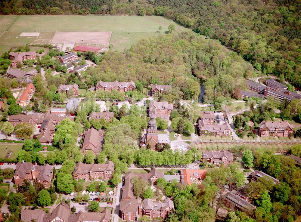 Aerial image Berlin - Spandau - Gelände des Evangelisches Johannesstift an der Schönwalder Allee 26 in 13587 BERLIN. (Herr Wolfgang Kern Tel.: 030 33609373)