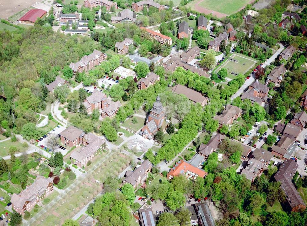 Berlin - Spandau from above - Gelände des Evangelisches Johannesstift an der Schönwalder Allee 26 in 13587 BERLIN. (Herr Wolfgang Kern Tel.: 030 33609373)