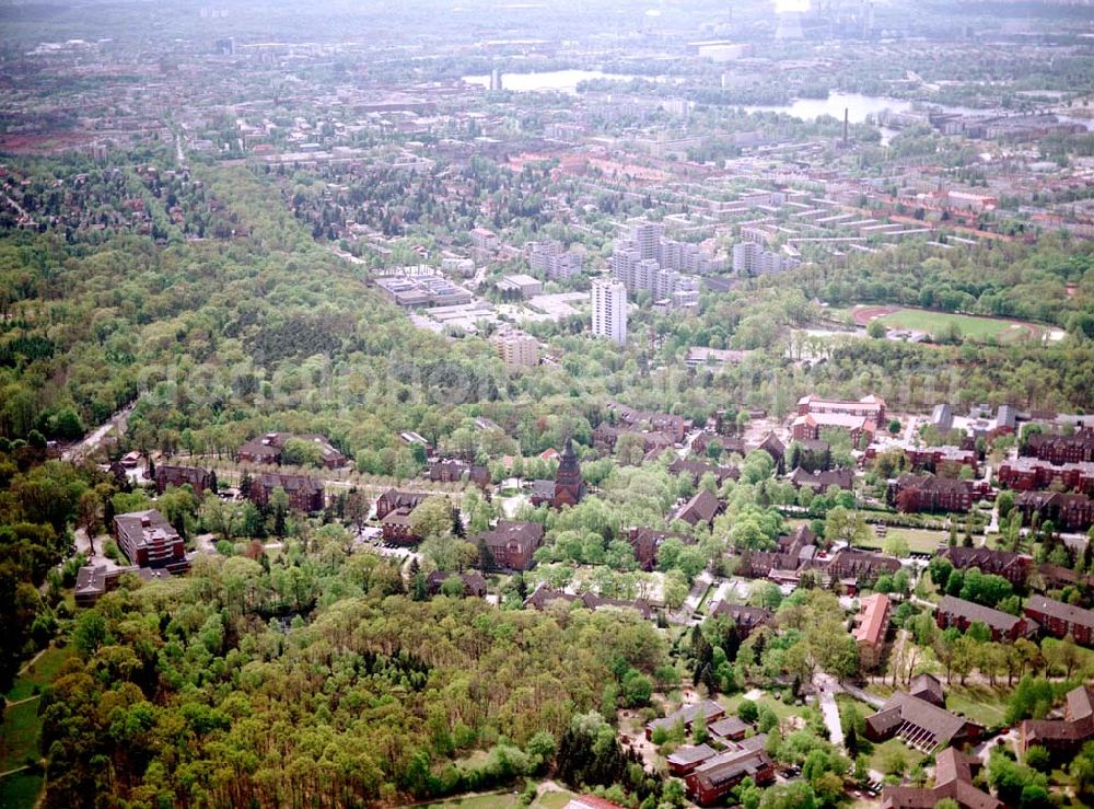 Berlin - Spandau from above - Gelände des Evangelisches Johannesstift an der Schönwalder Allee 26 in 13587 BERLIN. (Herr Wolfgang Kern Tel.: 030 33609373)