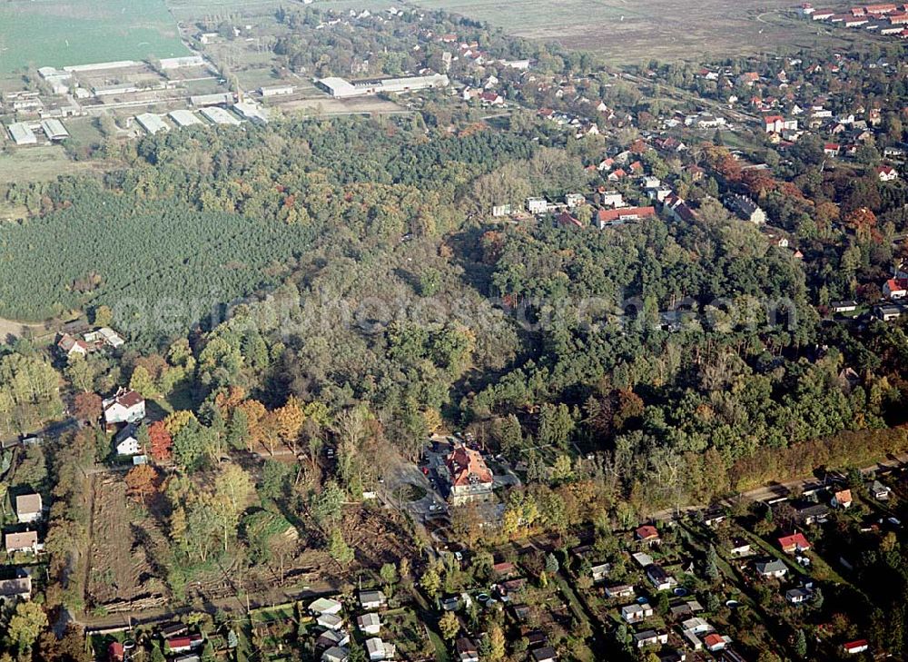 Neuenhagen bei Berlin from above - Gelände der EGN Entwicklungsgesellschaft Gartenstadt Neuenhagen mbH in Neuenhagen bei Berlin. Ansprechpartner: Herr Fischer 0173-6200330, Fax: 03378-2023917