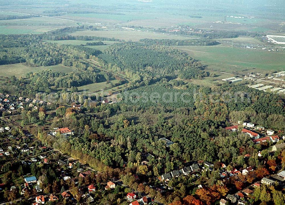 Neuenhagen bei Berlin from the bird's eye view: Gelände der EGN Entwicklungsgesellschaft Gartenstadt Neuenhagen mbH in Neuenhagen bei Berlin. Ansprechpartner: Herr Fischer 0173-6200330, Fax: 03378-2023917