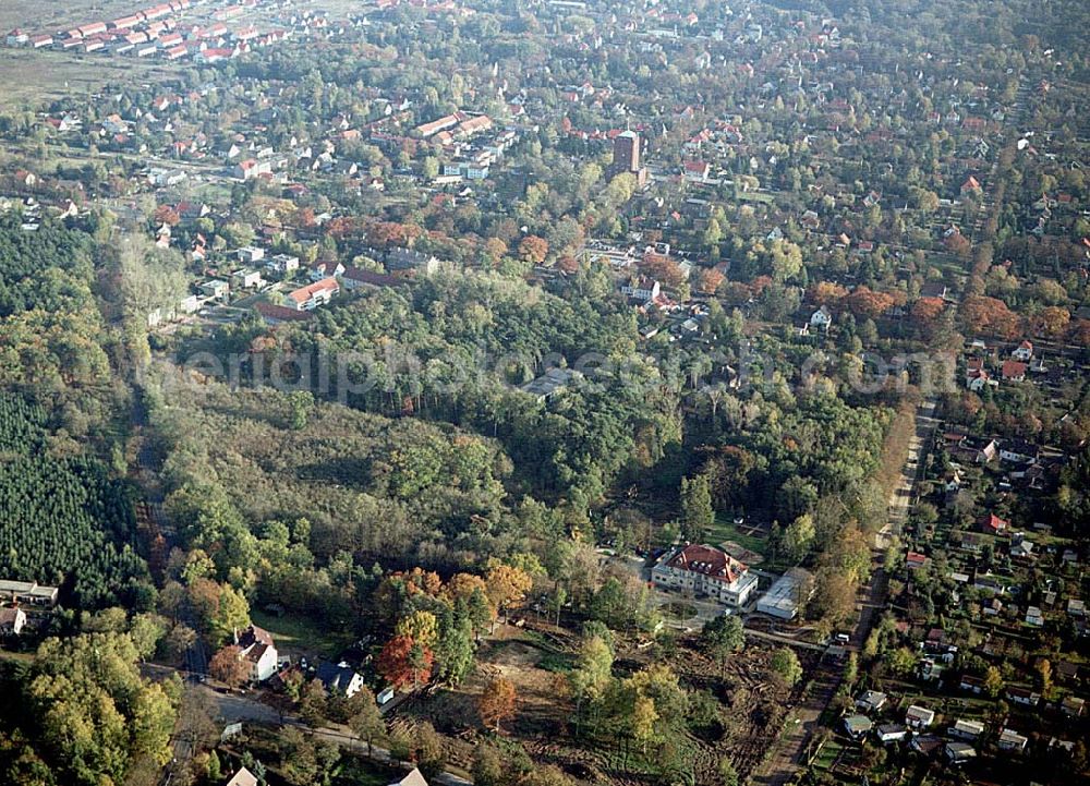 Aerial photograph Neuenhagen bei Berlin - Gelände der EGN Entwicklungsgesellschaft Gartenstadt Neuenhagen mbH in Neuenhagen bei Berlin. Ansprechpartner: Herr Fischer 0173-6200330, Fax: 03378-2023917