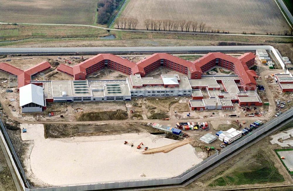 Aerial image Sehnde - , Justizvollzugsanstalt Sehnde - Neubau, Haltenhoffstraße 226, 30419 Hannover, <