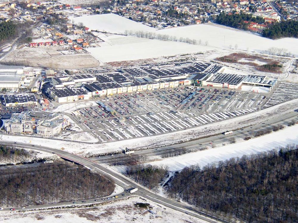 Aerial photograph Wildau - 22.01.2004 A10 Center in Wildau bei Königs Wusterhausen /Brandenburg