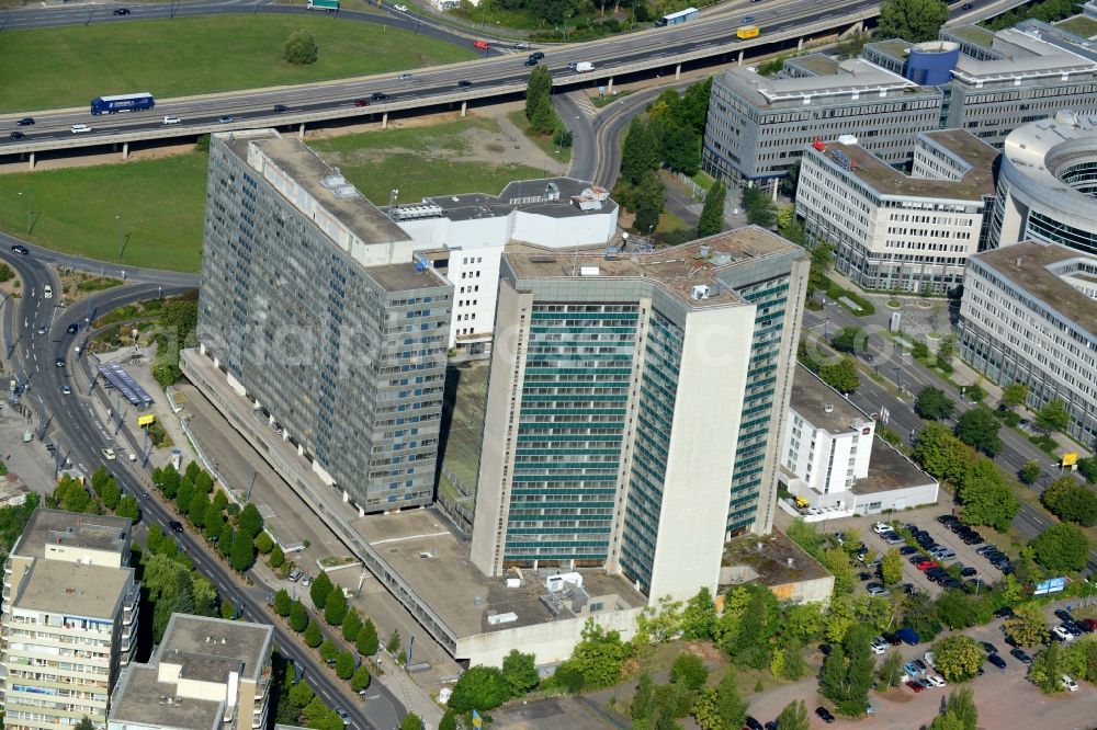 Aerial image Offenbach am Main - Demolition area of office buildings Home Berliner Strasse in Offenbach am Main in the state Hesse