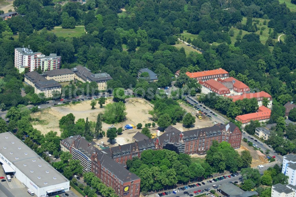 Berlin from above - Demolition site of the former women's clinic in Berlin - Charlottenburg