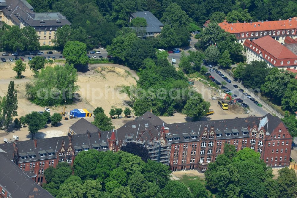 Berlin from above - Demolition site of the former women's clinic in Berlin - Charlottenburg