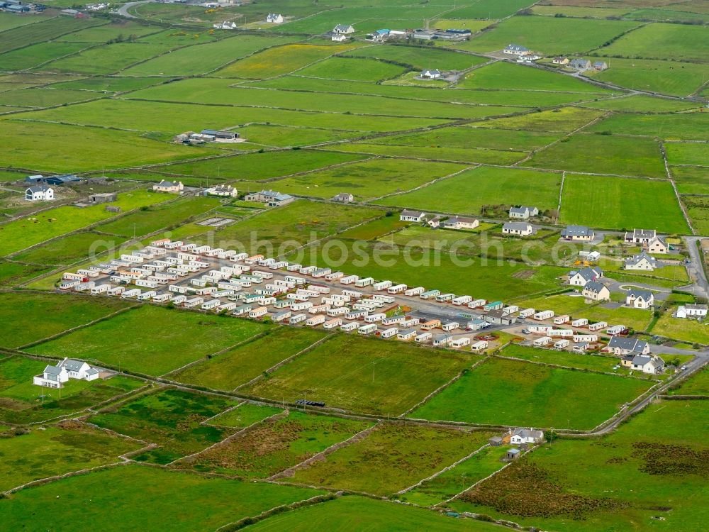 Aerial image Liscannor - Parking a trailer park in Liscannor in Clare, Ireland