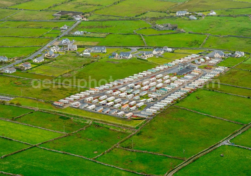 Aerial photograph Liscannor - Parking a trailer park in Liscannor in Clare, Ireland