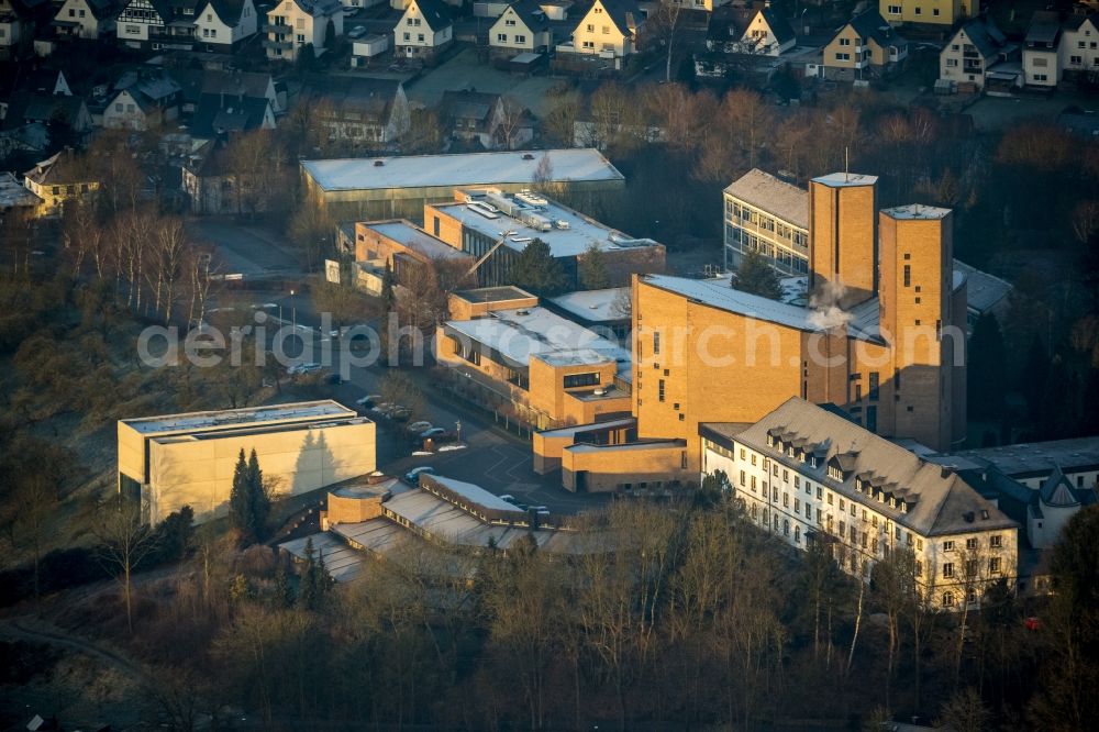 Aerial image Meschede - Abtei Koenigsmuenster in Meschede in North Rhine-Westphalia