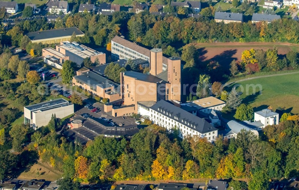 Aerial photograph Meschede - Abtei Koenigsmuenster in Meschede in North Rhine-Westphalia