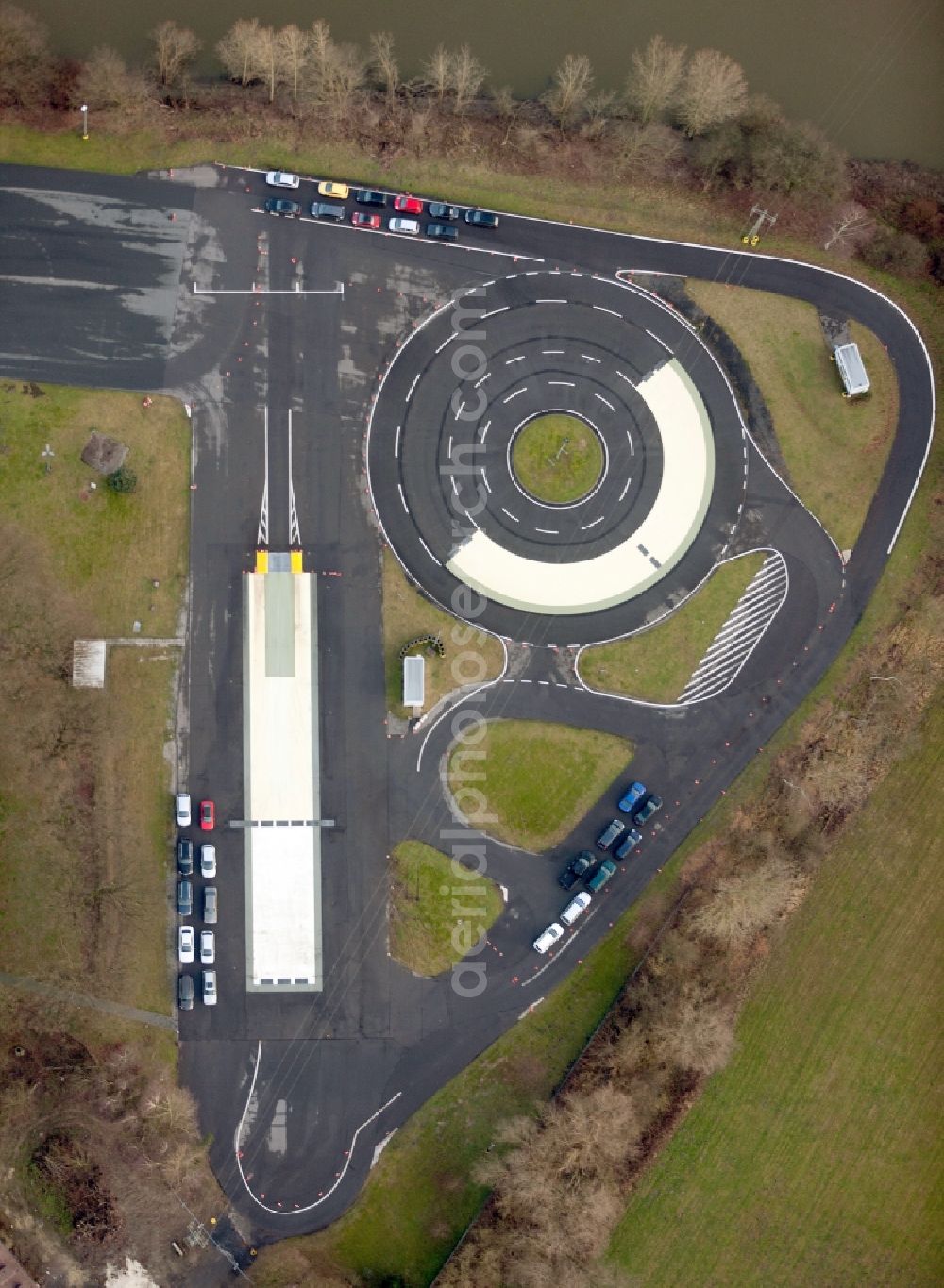 Aerial photograph Haltern am See - View of the ADAC driving safety centre in Haltern am See in the state North Rhine-Westphalia