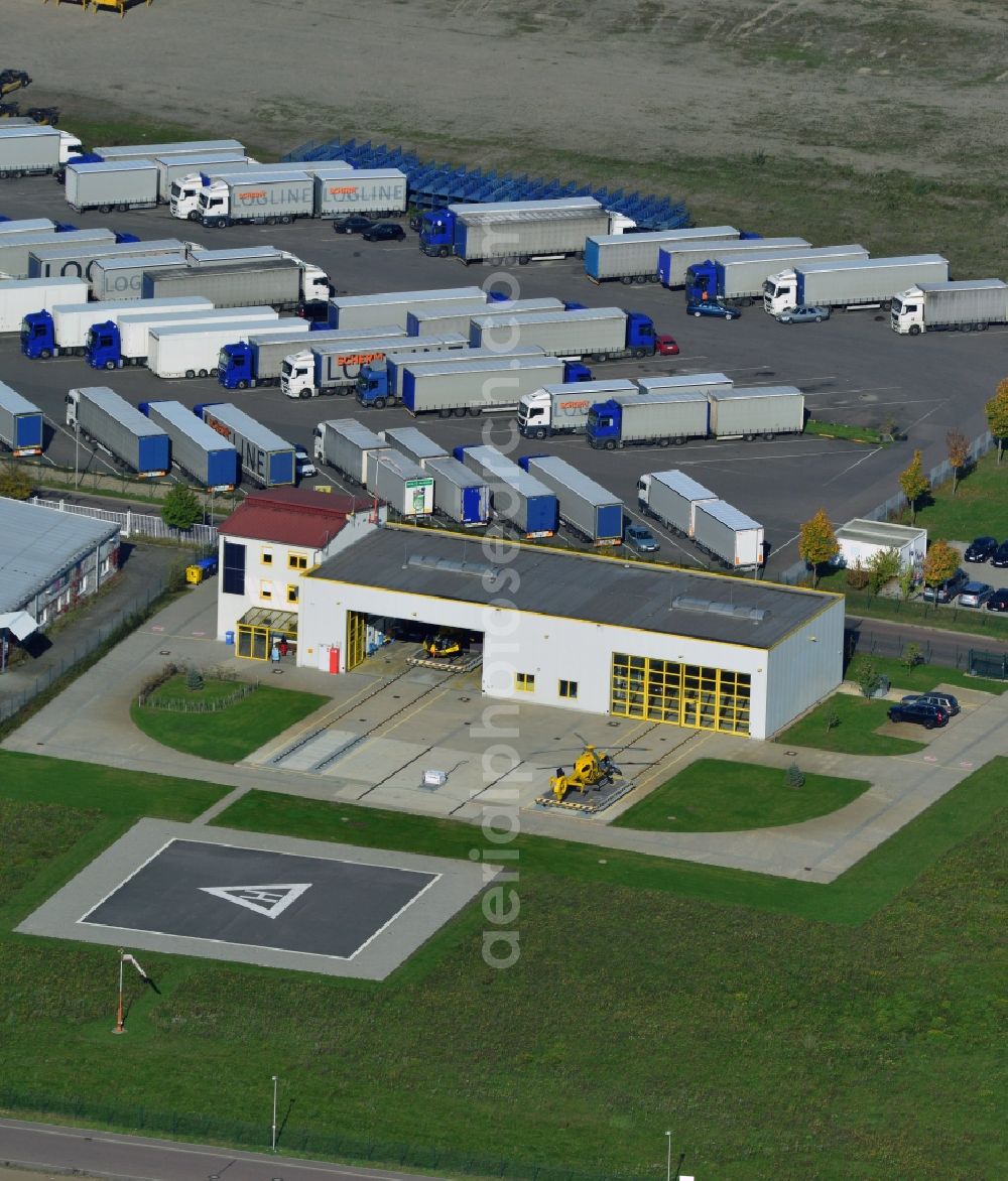 Aerial photograph Schkeuditz - View of the ADAC safe driving centre Leipzig-Halle in Schkeuditz in the state Saxony