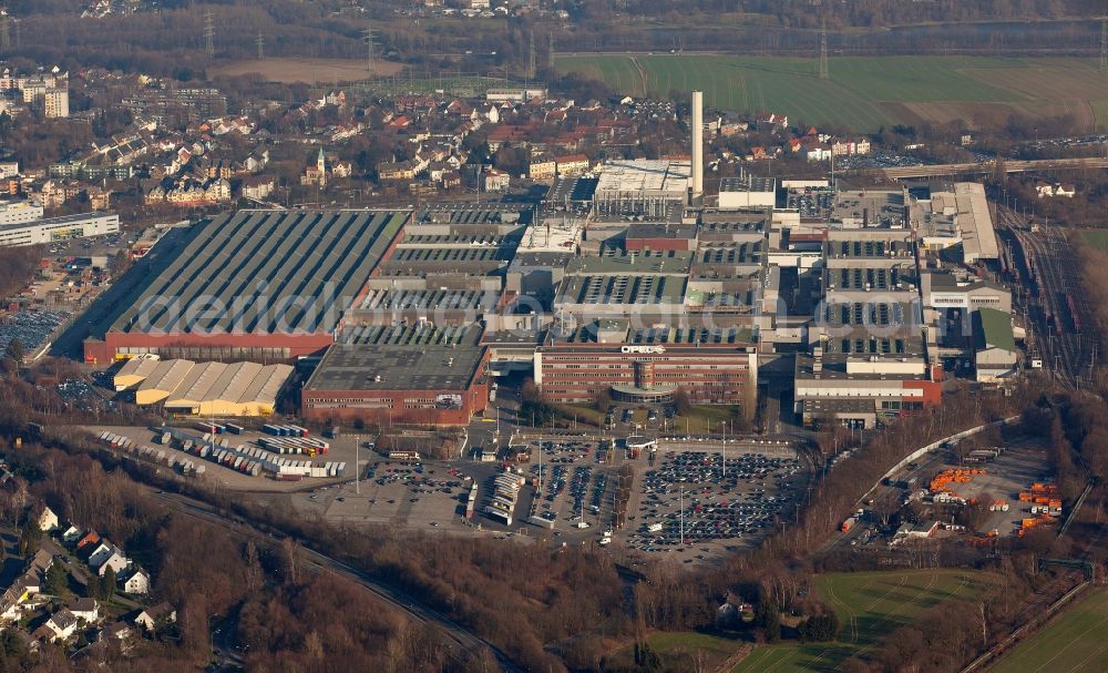 Aerial image Bochum - View of the Adam Opel AG Werk Bochum I in the state North Rhine-Westphalia