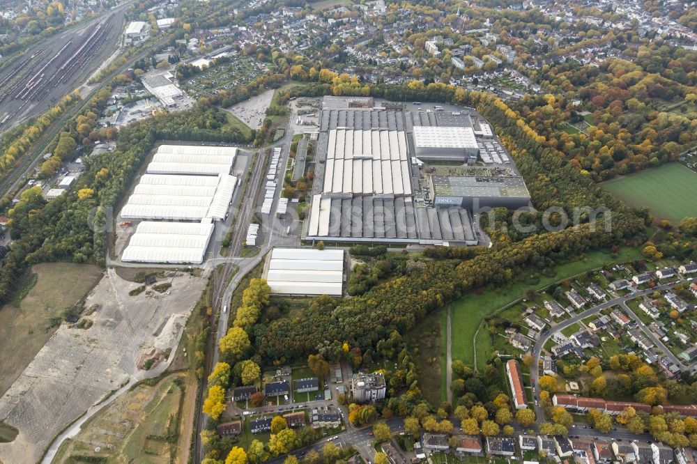 Bochum from above - View of the Adam Opel AG Werk Bochum 2 and 3 in the state North Rhine-Westphalia