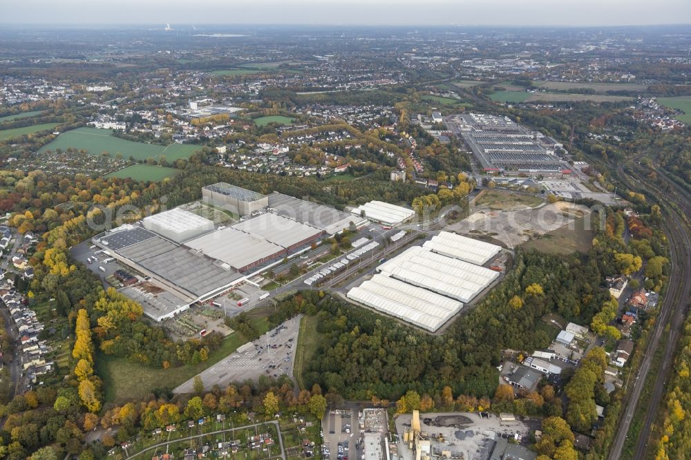 Bochum from the bird's eye view: View of the Adam Opel AG Werk Bochum 2 and 3 in the state North Rhine-Westphalia