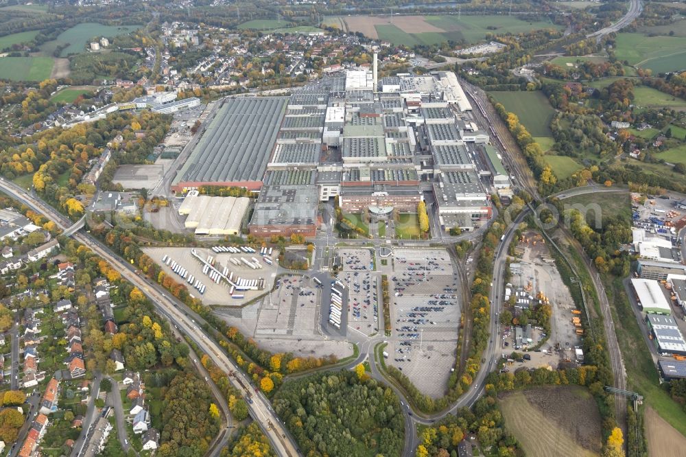 Bochum from above - View of the Adam Opel AG Werk Bochum I in the state North Rhine-Westphalia