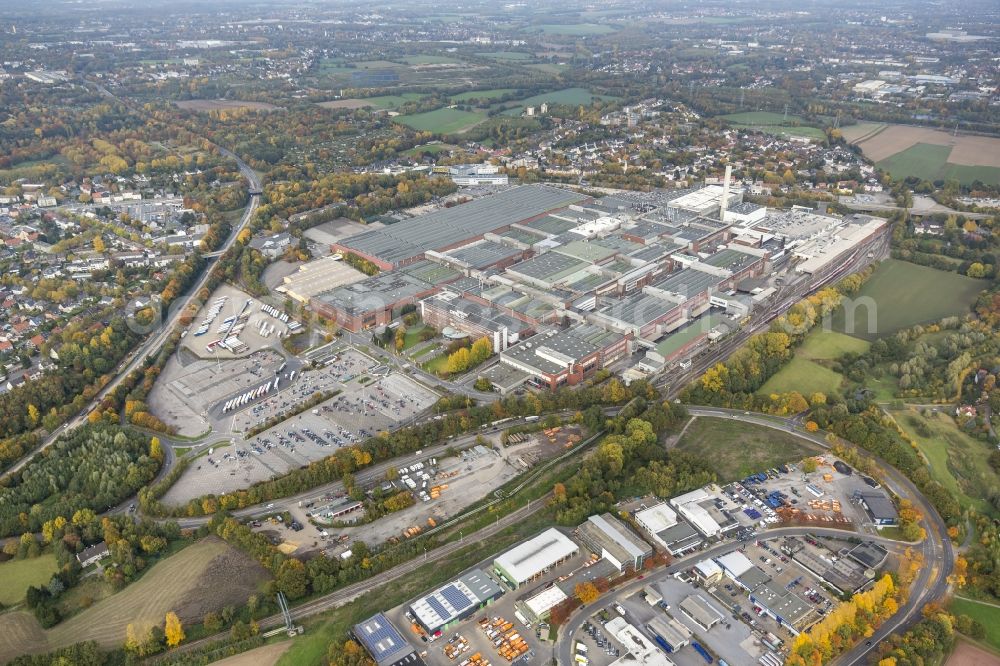 Aerial image Bochum - View of the Adam Opel AG Werk Bochum I in the state North Rhine-Westphalia