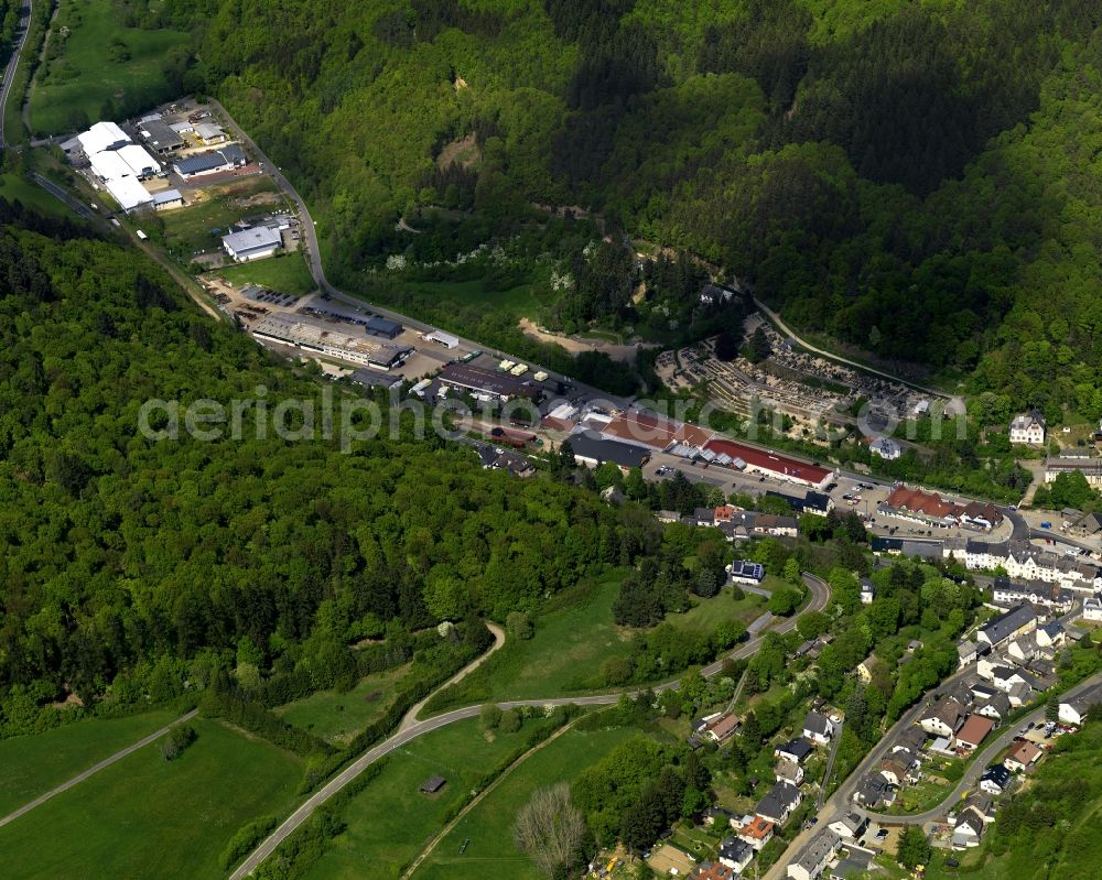 Aerial photograph Adenau - Adenau in Rhineland-Palatinate