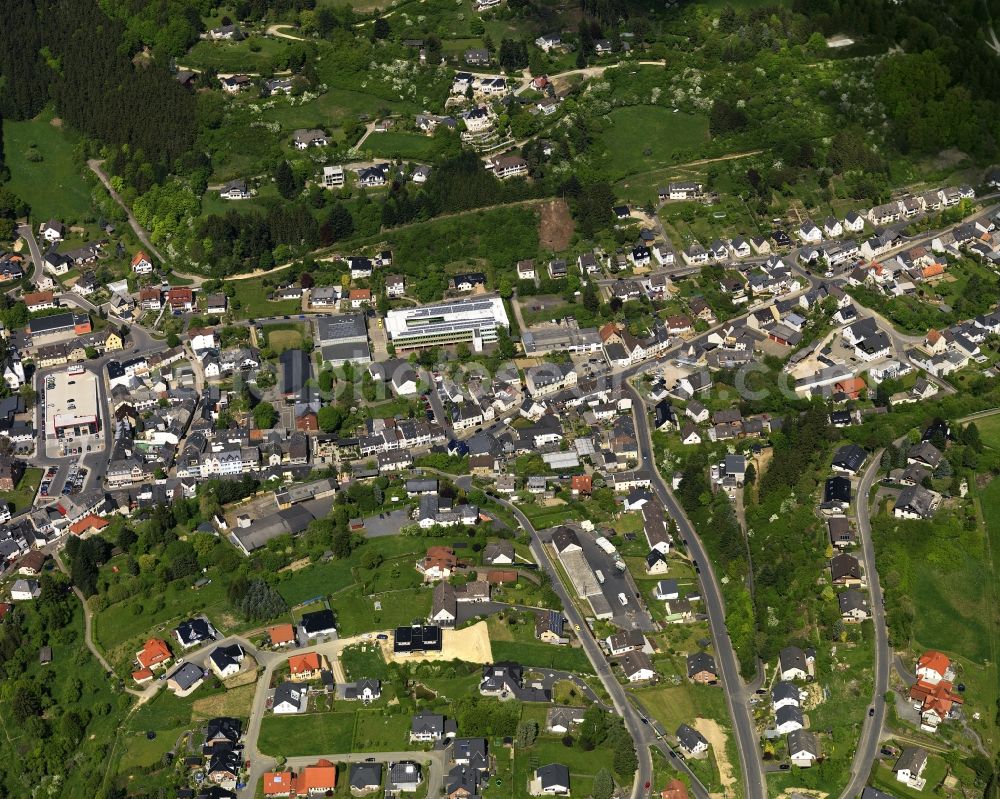 Adenau from the bird's eye view: View of the city Adenau in Rhineland-Palatinate