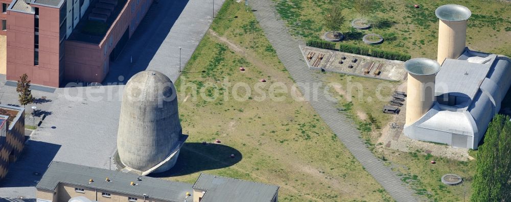 Berlin from above - View of the Aerodynamic Park is located in the northwest quarter of the University of the Humboldt University on campus Berlin-Adlershof