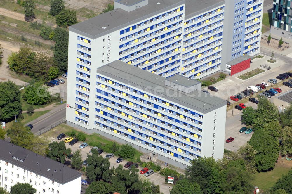 Berlin from above - Blick auf die Agentur für Arbeit in der Gotlindestraße 93 in Berlin-Lichtenberg.