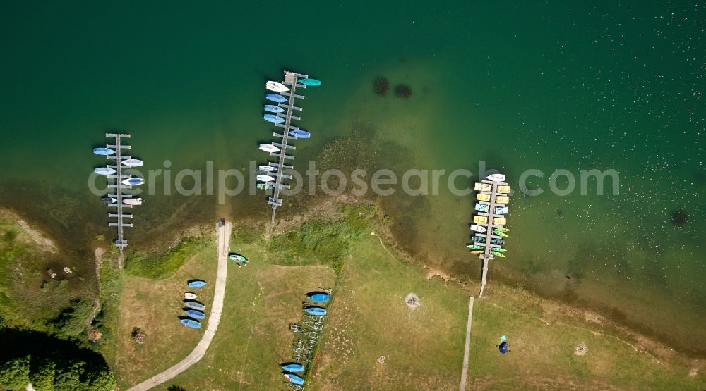 Gummersbach from the bird's eye view: View of the Aggertalsperre in Gummersbach in the state of North Rhine-Westphalia