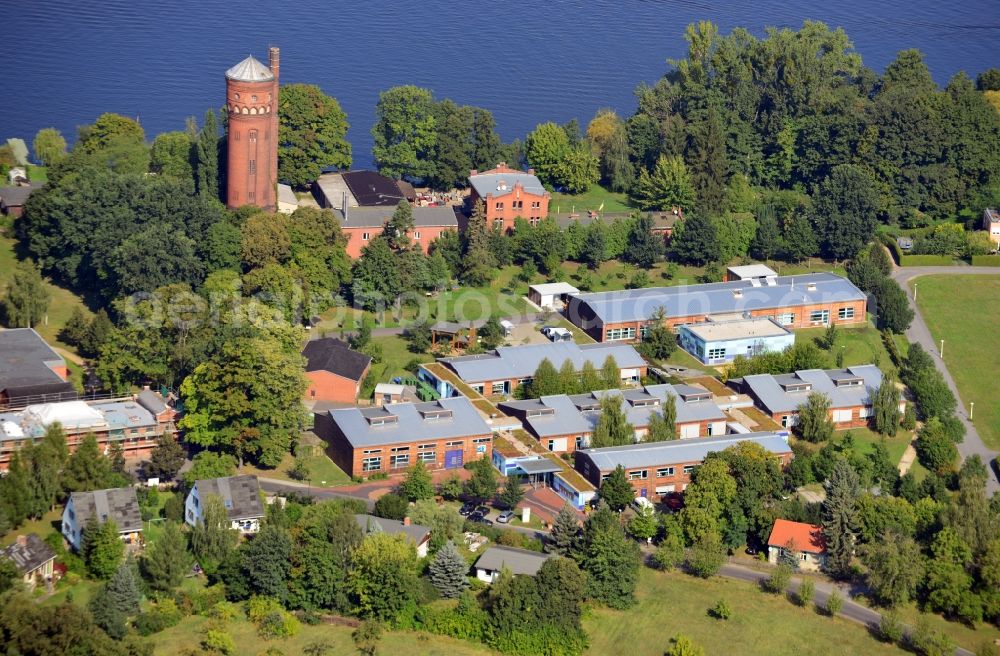 Potsdam from the bird's eye view: View of AKTIVA workshops in the Oberlinhaus in Potsdam in Brandenburg